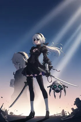 NieR:Automata Ver1.1a İzle